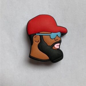 5/$10 Black man shoe charm/jibbitz